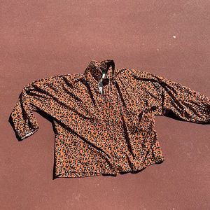 Leopard print blouse